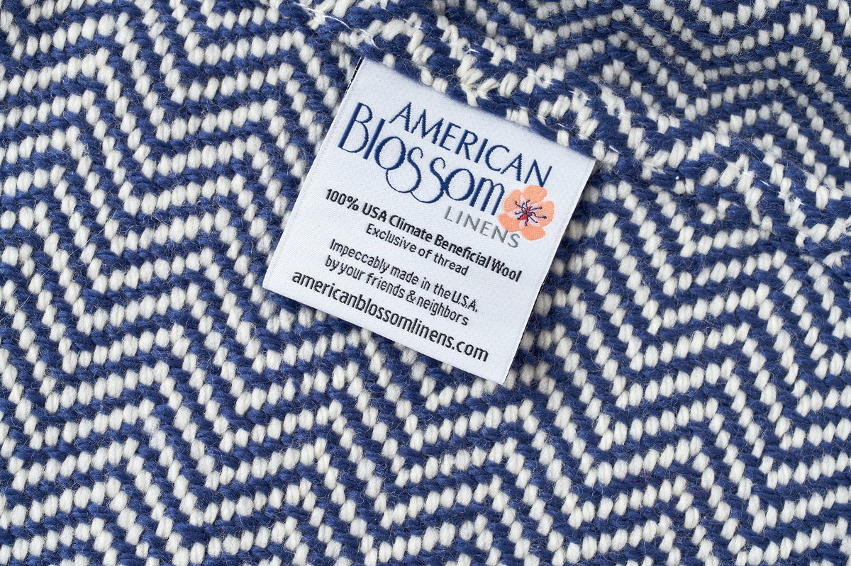 Chevron Pattern Soft Wool Throw Size Blanket