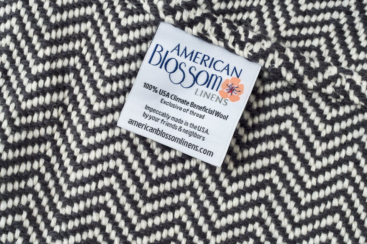 Chevron Pattern Soft Wool Throw Size Blanket
