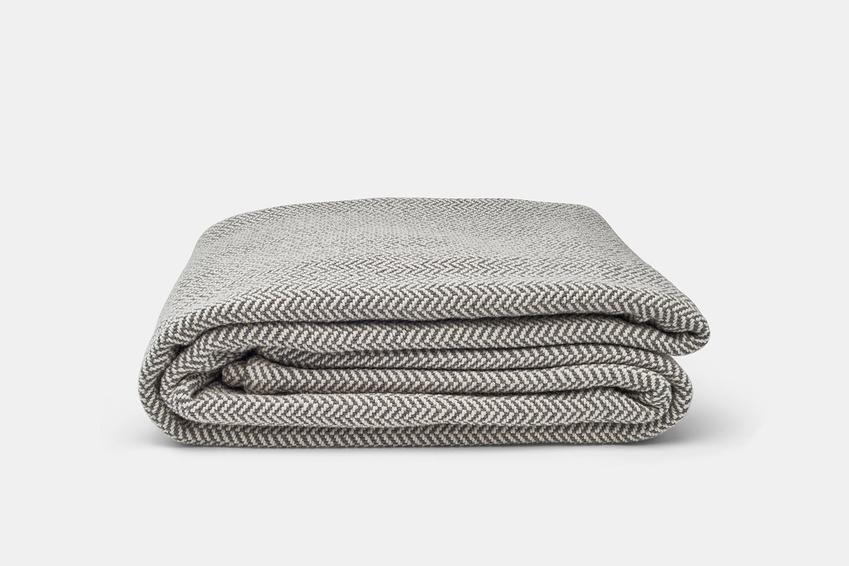 Herringbone Weave Cotton Blanket