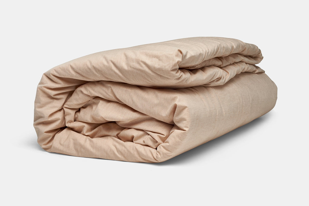 Natural Colored Cotton Duvet Cover Set