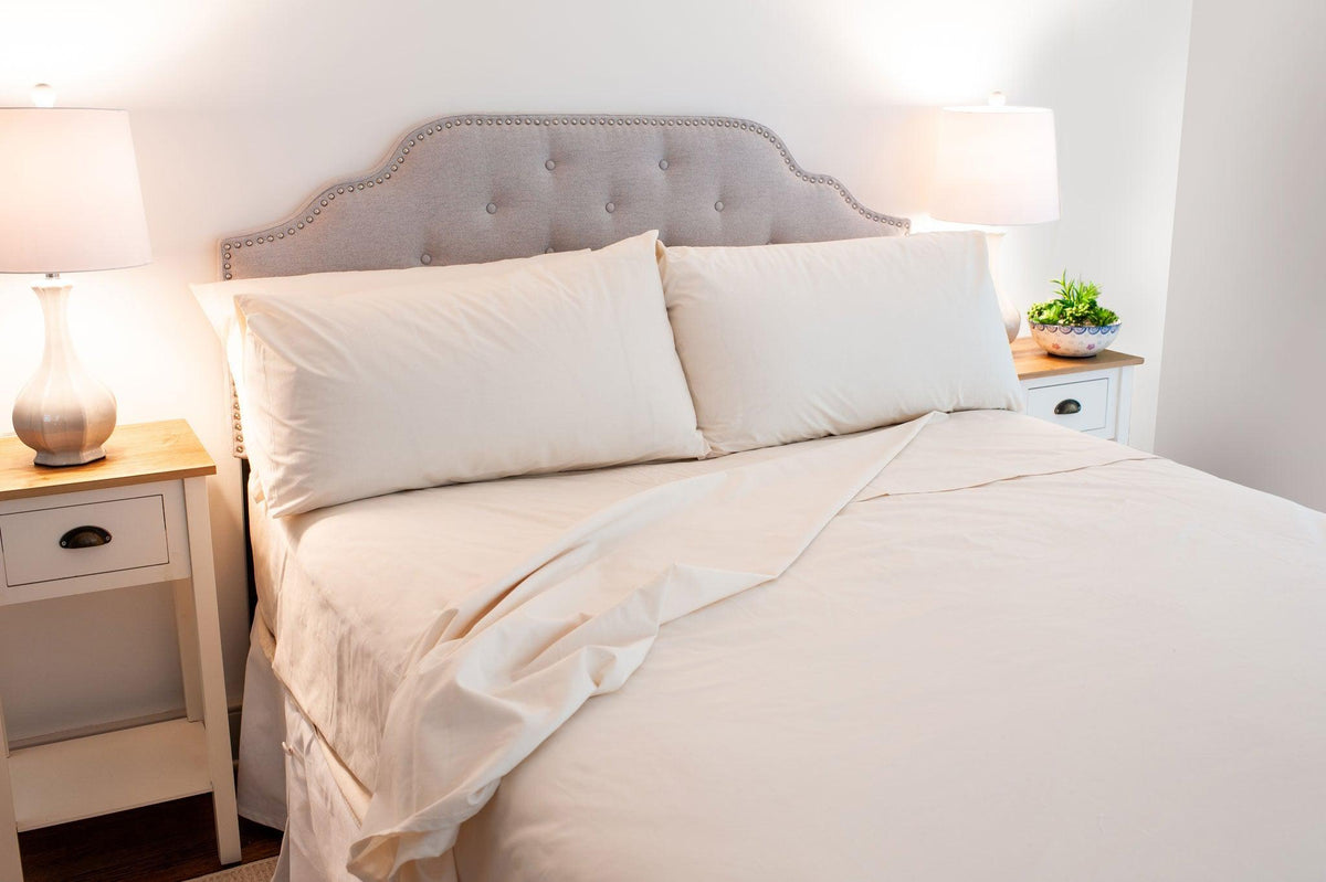 Cotton Single [Separate] Fitted Bed Sheet