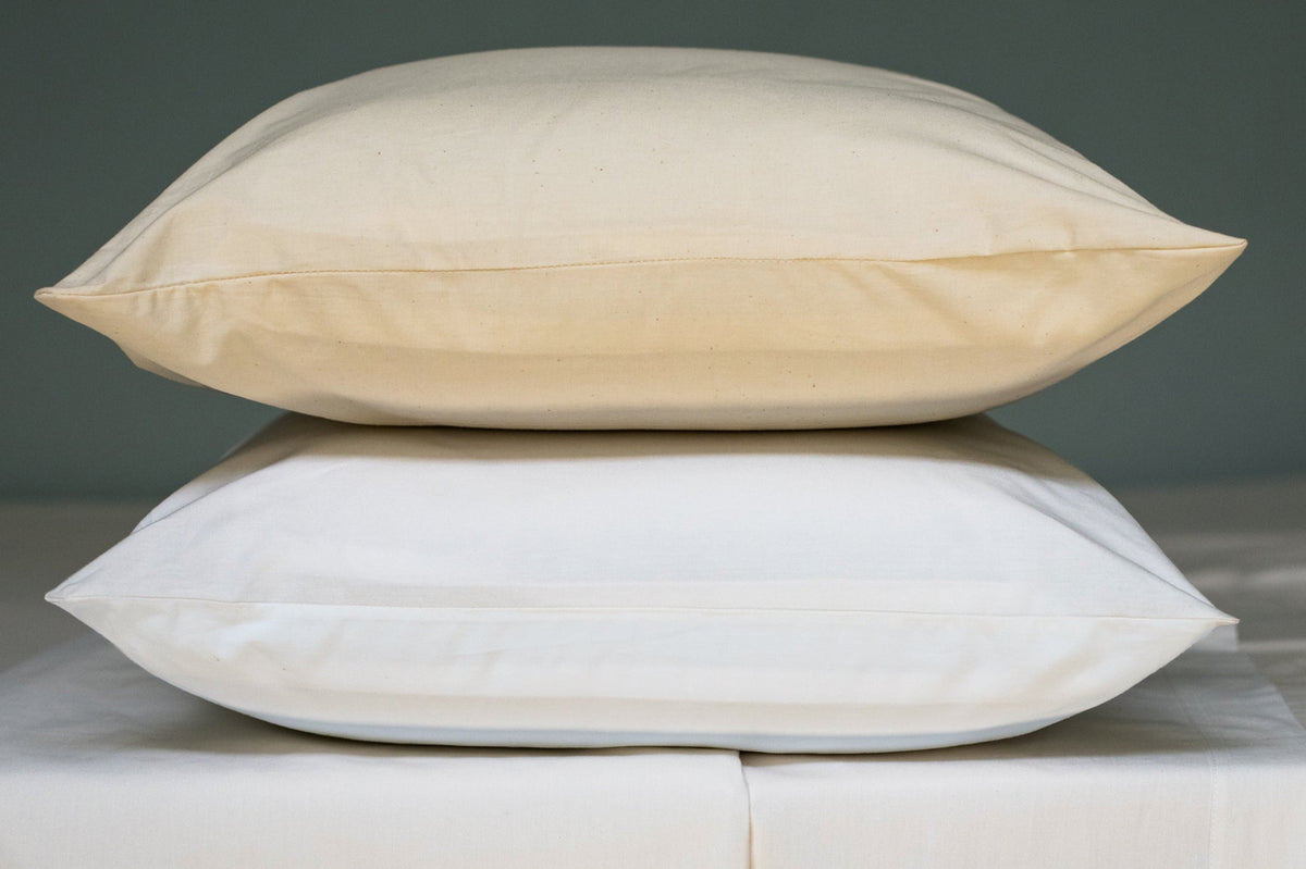 Natural Cotton Bed Pillowcases