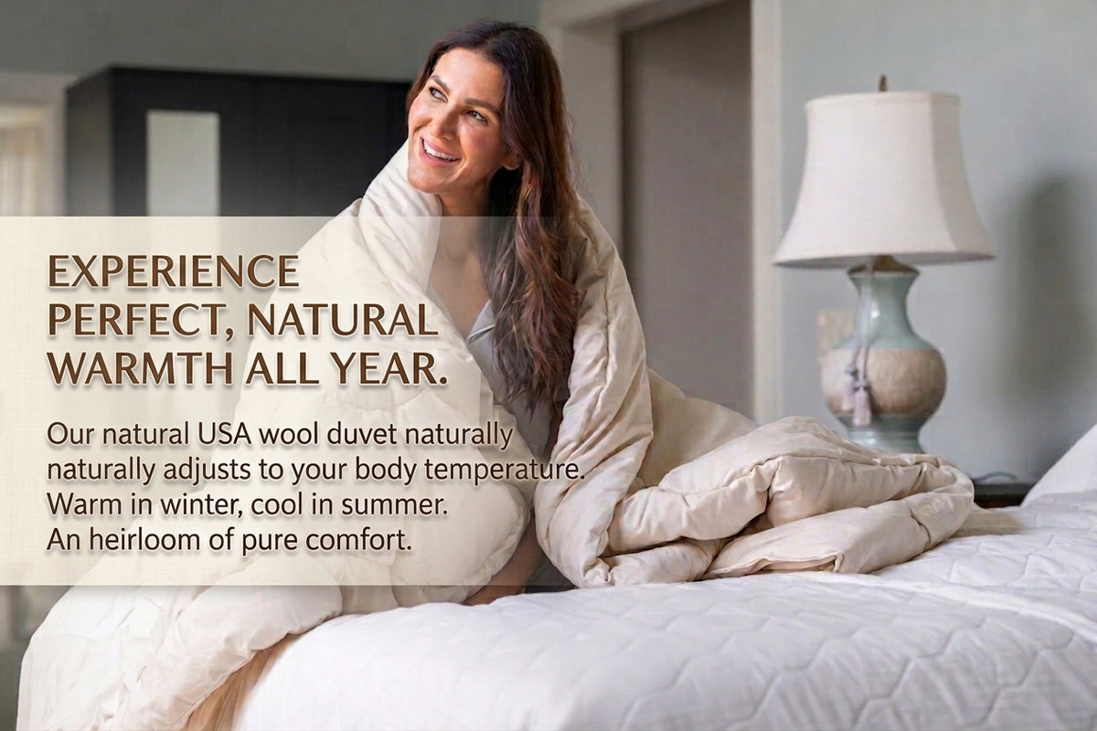Natural Wool Comforter